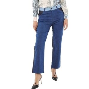 Victoria Beckham colorblock jeans